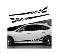 QYETRGF Car Side Strip Stickers, for Citroen C4 Grand Picasso II 2013-2018 Long Stripes Side Body Bandage Decals,Side Skirt Self Adhesive Stickers,