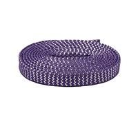 QYEURFOF Shoelaces, Elastic laces,Boot, 1 Pair Colored Glitter Wavy Stripes Shoe Laces Flat Two-color Combination Shoelaces Replacement for Sneaker and Casual Shoes(Purple,120cm)