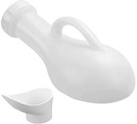 QYEURFOF Urinal, Spill Proof Unisex Urinal Toilet Bottle with Snap on Lid, Male Urinals, Pee Container Men, for Car, Travel