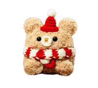 QYFZXLV Cute Cartoon Plush 3D Bear/Raccoon Pattern Design Earbuds Case for Airpods pro 3 (2025), Winter Style Headphone Protective Soft Cover for Girls Boys (Bear)