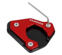 QYGGBD Motorcycle Side Stand Foot Pad Motorcycle Kickstand Pad For BMW G310GS G310 GS G 310 GS 2022 2023 Side Stand Extension Plate Foot Support Pads Motorcycle Support Stand(Red)