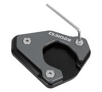 QYGGBD Motorcycle Side Stand Foot Pad Motorcycle Kickstand Pad For BMW G310GS G310 GS G 310 GS 2022 2023 Side Stand Extension Plate Foot Support Pads Motorcycle Support Stand(Titanium)