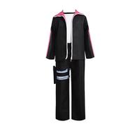 QYIFIRST Anime Boruto Uzumaki Outfits Halloween Cosplay Costume Black Men's L