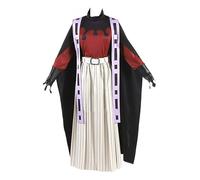 QYIFIRST Anime Douma Outfits Halloween Cosplay Costume Red Men's L