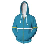 QYIFIRST Unisex 3D Print Anime Hoodie Sweat Hoodie Mayfield Cosplay Costume Blue M (Chest 107 cm)