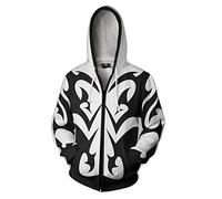 QYIFIRST Unisex Anime 3D Print Hoodie Long-Sleeved Sweatshirt Hearts Xemnas Cosplay Costume Adult Size S - 5XL