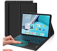 QYiiD Backlit Touchpad Keyboard Case for Lenovo Tab P11 2nd Gen 11.5" (TB350FU / TB350XU) 2023, 7 Colors Backlight Magnetic Keyboard Auto Sleep/Wake Cover for Lenovo Tab P11 Gen 2, Black