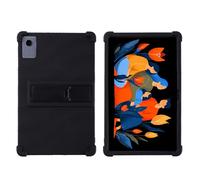 QYiiD Case for 2025 Lenovo Idea Tab Plus 12.1 Inch/Tab K12, Light Weight Silicone Kids Friendly Rubber Soft Shock Proof Protective Cover Case for Idea Tab Plus/Tab K12 (TB361FU/TB361ZU), Black