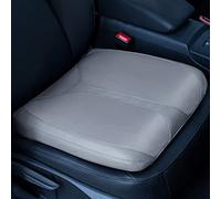 QYILAY Leather Car Memory Foam Heightening Seat Cushion for Short People Driving, Hip(Coccyx/Tailbone) and Lower Back Pain Relief, Adult Booster Seat for Car, Truck,SUV,Office Chair,Wheelchair.