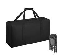 QYILUARE Heavy Duty Folding Chair Storage Bag for Plastic Chair,Metal Chair,Wooden Folding Chairs Large Waterproof Folding Chair Cover Bag with Handle(39" L x 12" W x 20" H)