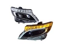 QYKNTXJM Car Front Lights Compatible For Benz Vito 2016-2023 W447 LED Headlight Assembly Upgrade High Configure Dynamic Lamp Automotive Accessories(Style a)