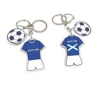 Qylazune Drive Safe Keyring World Cup International Flag Bunting Badges Remembrance Day Decorations Scotland Jersey Design Anniversary Celebration Birthday Gifts for Boyfriends Football Fans