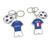 Qylazune Remembrance Day Flags World Cup Souvenir Sports Events Decorations Mini Germany Football Jersey Keychain Anniversary Birthday Gift for Mens Football Lovers