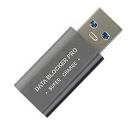 Qyljeiwred Data Blocker USB C - Fast Charging USB Data Blocker - Fast Charging Adapter Protector Safe Long-Lasting Design for Device Public PC Tablet Phone