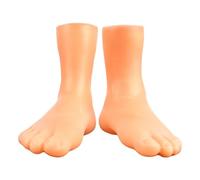 Qyljeiwred Finger Puppets Feet - Kitten Exercise Toys,Funny Tiny Fake Feet, Cute Little Feet for Fingers, Cat Teaser Props for Indoor Cats