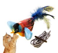 Qyljeiwred Interactive Cat Toy | Bite Resistant Automatic Pet Chewing Toys - Realistic Electric Sparrow for Kitten,for Small Medium Large Cat Dog Indoor Outdoor Home