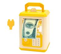 Qyljeiwred Kids Bank, Children Electronic Change Case, Musical Coin Bank Decoration for Boys Girls 5-10 Years Birthday Easter Christmas Travel Airplane Camping Home