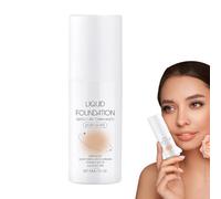 Qyljeiwred Lightweight Foundation for Oily Skin - Moisturizing Liquid Foundation Makeup | Long-Lasting Full Coverage, Matte Finish Oil Control Concealer for Oily & Dry Skin