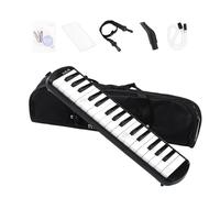 Qyljeiwred Melodica Musical Instruments,Wind Instrument with 2 Mouthpieces - 32 Key Keyboard Harmonium Instrument with Carrying Bag for Beginners & Professionals