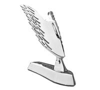Qyljeiwred Metal Hood Ornament | Angel Wings Emblem Badge Auto Sticker | Front Vehicle Hood Ornament For SUVs, Sports