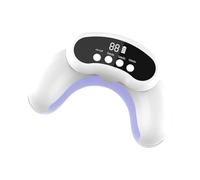Qyljeiwred Nail Lamp,UV Dryer Gel Polish Nail Lamp - Quick Curing Foldable Tool with Bright Light for Fingernails Art Manicure Use in Studio Home Salon