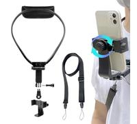 Qyljeiwred Neck Phone Holder,Around the Neck Phone Holder | Non-slip, Lightweight Cellphone Accessories for Travel Filming Vlog Recording Content Creation