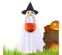 Qyljeiwred Porch Geese Ghost Outfit | Lawn Geese Statue Ghost Clothing,Lawn Figurine Dress Up Clothes for Photo Backdrop Halloween Home Decorators Event Organizers Family Gathering Fall Season