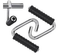 Qyljeiwred Pull Up Handles,C Shape Muscle Strength Training Grips | Pull Up Bar Accessories,for Wrist Station Strength Training Dumbbell Workout Gym Row Squat Men Women Outdoor