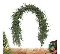 Qyljeiwred Real Touch Norfolk Pine Garland - Pine Garland Christmas Decoration | Pine Garland Christmas Decoration for Christmas Fireplace Table Mantle Wall Indoor Outdoor Decor