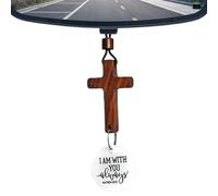 Qyljeiwred Rear View Mirror Decor, Car Decoration, Religious Auto Interior Accessories Hangable Christian for Home Truck Living Room Bedroom