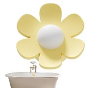 Qyljeiwred Sink Overflow Ring - Basin Trim Cover | Hole Insert Flower Shape Plug Replacement for Home Kitchen Sink Tub Bathroom Washroom Restroom