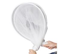 Qyljeiwred Stroller Net - Crib Netting Mesh,Two-Way Zippers Foldable Protection Barrier Sun Shade for Playpen Bed Camping Play Jogging Toddler