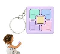 Qyljeiwred Tiny Memory Game Toys | Repeat The Lighting Color Memorizing Toy Battery Operated for Kids | Portable Gift Keychain for Kids, Adults, Teens, Women, Men, Boys, Girls, Children