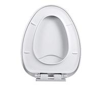 QYLJZB Toilet Seats Replacement Toilet Seat Lid Quiet Close PP Material V-Tape Universal Convenient Durable Bathroom Accessories Fits All Regular Round Toilet Bowls
