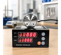 QYLTTDM 1kg-2000kg Micro-column Load Cell, With 5-digit Display Indicator, Peak Hold Dual Relay Alarm, Real-time Pressure Reading, Peak Value Displayed, Weight/tension/compression Force 30KG