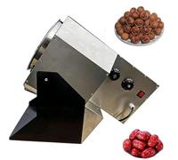 QYLTTDM 2000W Peanuts Roaster Machine, Coffee Bean Roaster, Inner Diameter 25cm Stainless Steel Roller, 2-4KG/time Output, 360° Even Baking, 5-250℃ Temperature and 0-60min Timer Adjustable