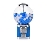 QYLTTDM Candy Vending Machine, 240 Capacity Commercial Coin Gumball Machine, with Metal Stand &20 Colored Ball Shells Vending Machines, for Home,Game Stores&Retail Stores