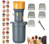 QYLTTDM Electric Grain Mill Grinder, 25/50L/60L Electric Corn Grinder, Corn Grinder Feed Grinder, 1300W Dust-Free Dry Cereals Grinder with Detachable Hopper And 5 Sieves Wheat
