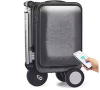 QYLTTDM Suitcase Scooter, Electric Ride-On Hand Luggage Suitcase, with Telescopic Handle,2 Batteries/Removable Battery/App Control/3-Speed Adjustment/Direct Entry/External Charging Port