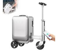 QYLTTDM Suitcase Scooter, Electric Ride-On Hand Luggage Suitcase, with Telescopic Handle,2 Batteries/Removable Battery/App Control/3-Speed Adjustment/Direct Entry/External Charging Port