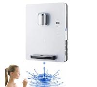 QYLTTDM Wall-Mounted Mains Fed Unit Water Dispenser, With Electronic Child Lock, Heating Water Capacity 30L/h, Ice And Warm Dual, Heating Intelligent Touch Screen, For Office,Commercial Canteens