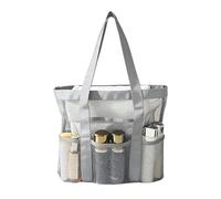 Qylzkvnth Beach Bag With Mini Pocket, Multi-Pocket Organization, 41x23x40cm, Foldable Mésh Swimming Pool Travel Bags, Quick Dry Shower Bag, Versatile Utility, For Swimming Beach Days Gym