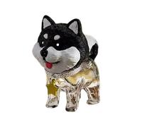 Qylzkvnth Dog Hair Keychain Transparent Cute Pendant Memorial