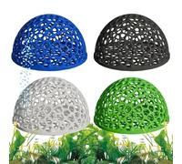 Qylzkvnth Shrimp Hiding Places, Multi-Purpose Shelter Design, 10.3 * 10.3 * 5.5cm, Shrimp Hìde-out, Fish Cave Tube, Versatile Placement, for Betta Fish, Fry, and Other Small Freshwater Species