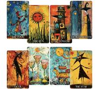 Qymagicz Graffiti Tarot Deck, Unique Tarot Cards for Beginners, Fortune Telling Cards