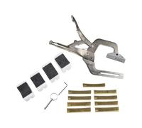 QYMDRION Fingerboard Handheld Fret Press Insert Tool，Guitar Luthier Handheld Fret Press With 9 Radius Inserts Guitar Luthier Fingerboard Handheld Fret Press Insert Tool(Fret Press)