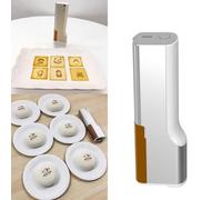 QYMLSH Edible DIY Art Pattern Small Inkjet Pen, Mini Portable Handheld Smart Inkjet Printer, With App Control, 300 Dpi Precision, For Coffee, Bread, Cakes, Biscuits, Macarons, Milk Tea(Red,Printer)