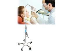 QYMLSH Mobile LED Medical Exam Lights Gynecological Examination Light, Surgical Auxiliary Lighting Floor Stand Type Stainless Steel Mobile Base, Dimmable Surgical Medical Exam Light