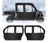 QYMOTO CFMOTO Uforce 1000 XL Doors,Upgraded Zipper for Uforce 800 XL 2025 | Heavy-Duty Zipper,Thickened PVC,Soft Cab Enclosure for 2022-2026 Uforce 1000 / 800 XL 2025