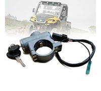 QYMOTO Ignition Switch 2 Keys Switch on The Column for Hisun UTV Sector E1 450 550 750,Coleman 550 750，MTD Cub Cadet Challenger MX550 MX750, (503-01584)